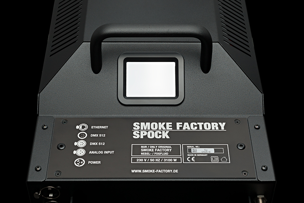 Smoke Factory Spock Nebelmaschine Display